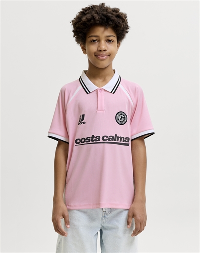 Jack & Jones Junior - JCOClub Ribbed Football Polo - Sweet Liliac